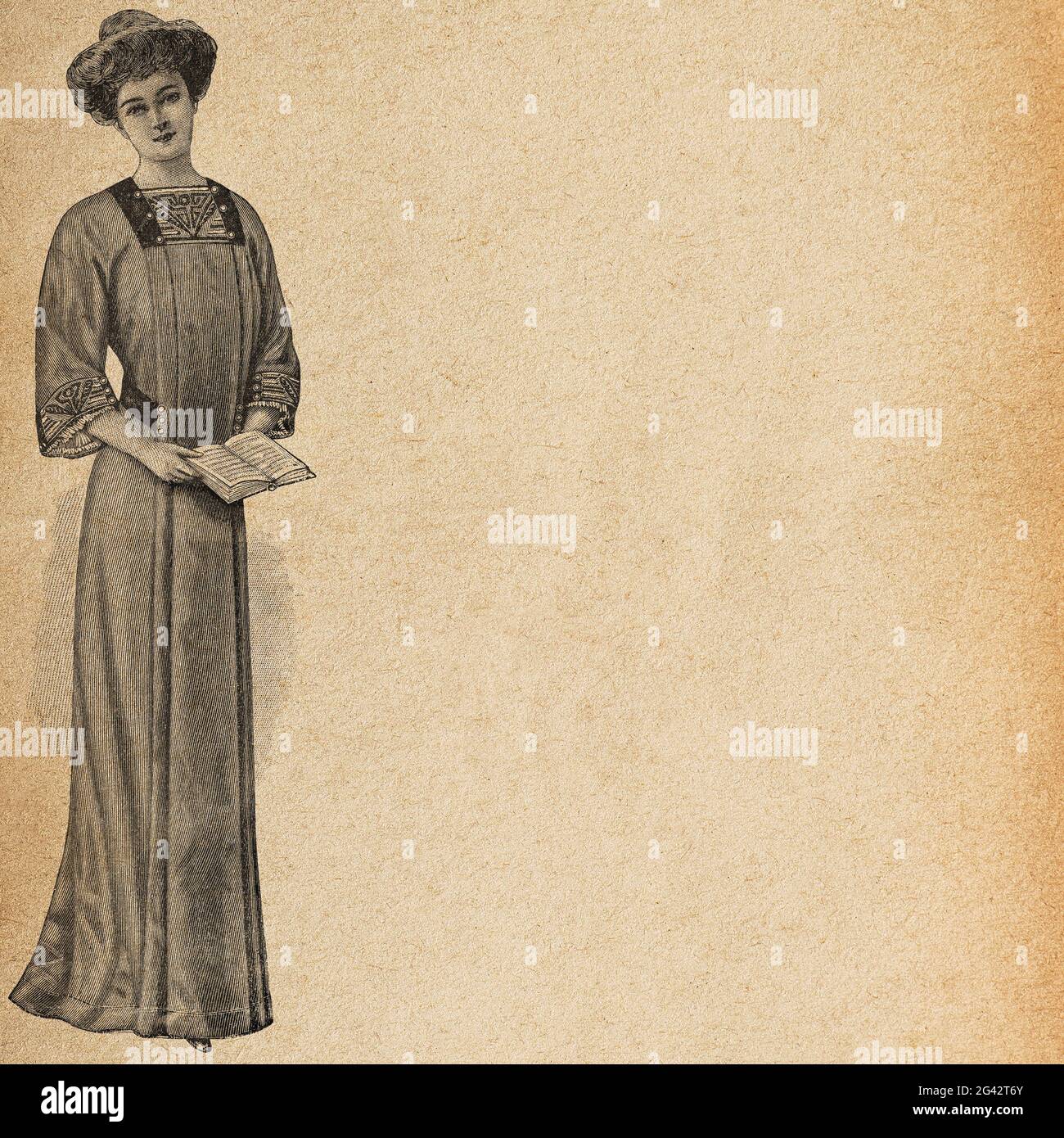 1910s woman illustration hi-res stock photography and images - Alamy