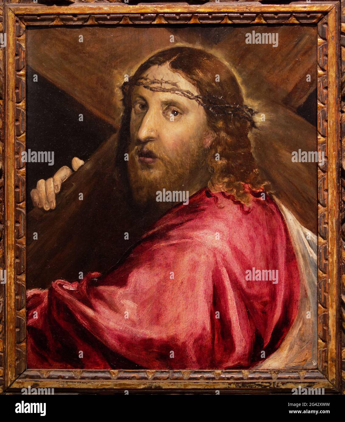 Christ portant la croix 1570 Stock Photo Alamy
