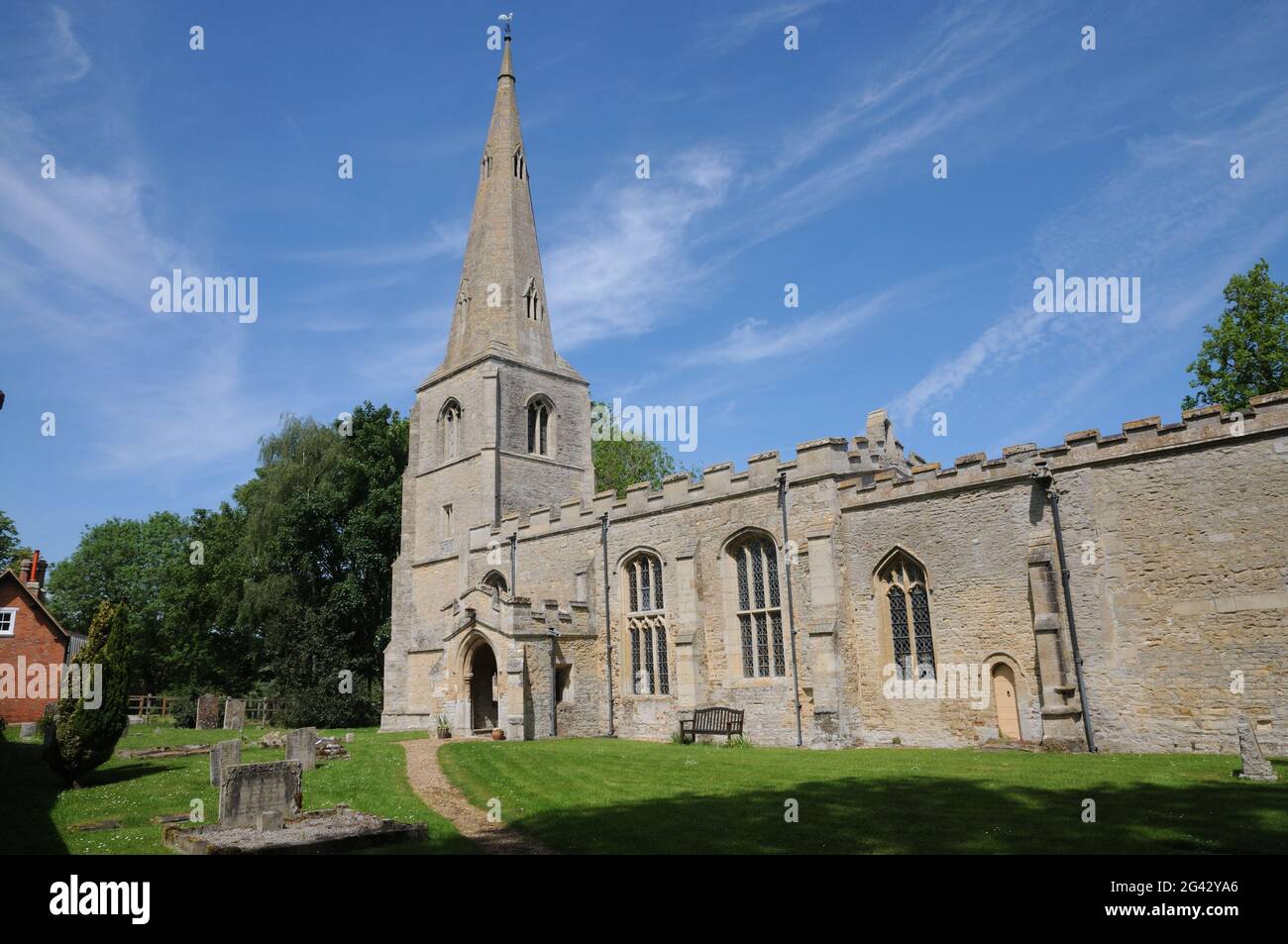 St Peter's Church, Pertenhall, Bedfordshire Stock Photo Alamy