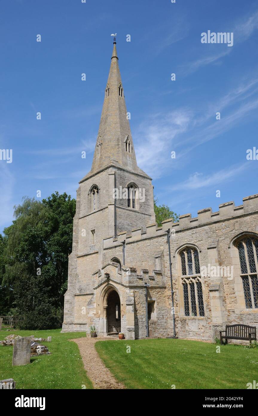 St Peter's Church, Pertenhall, Bedfordshire Stock Photo Alamy