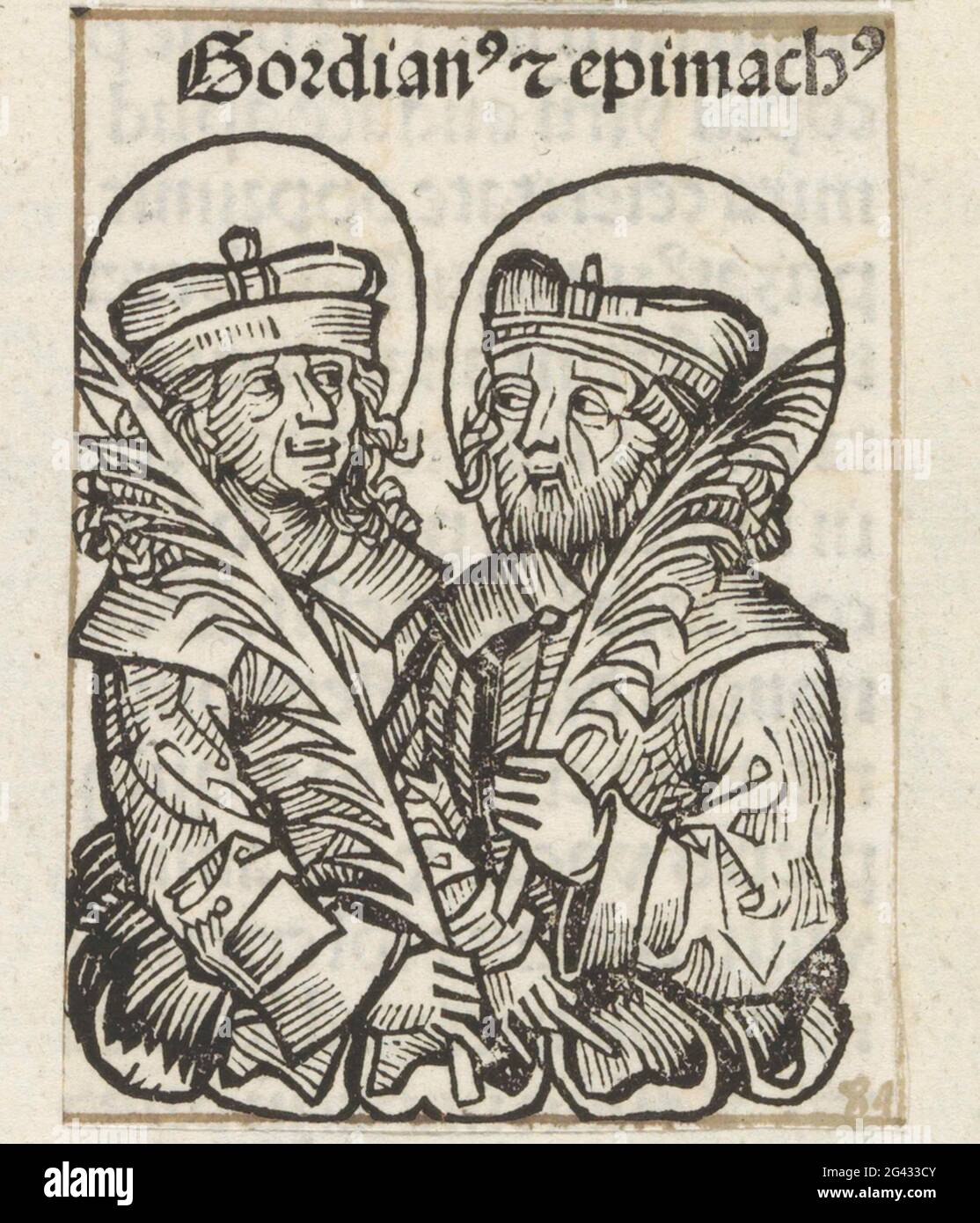 Gordian and EpiMachus; Gordian [US] et epimach [US]; Liber chronicarum