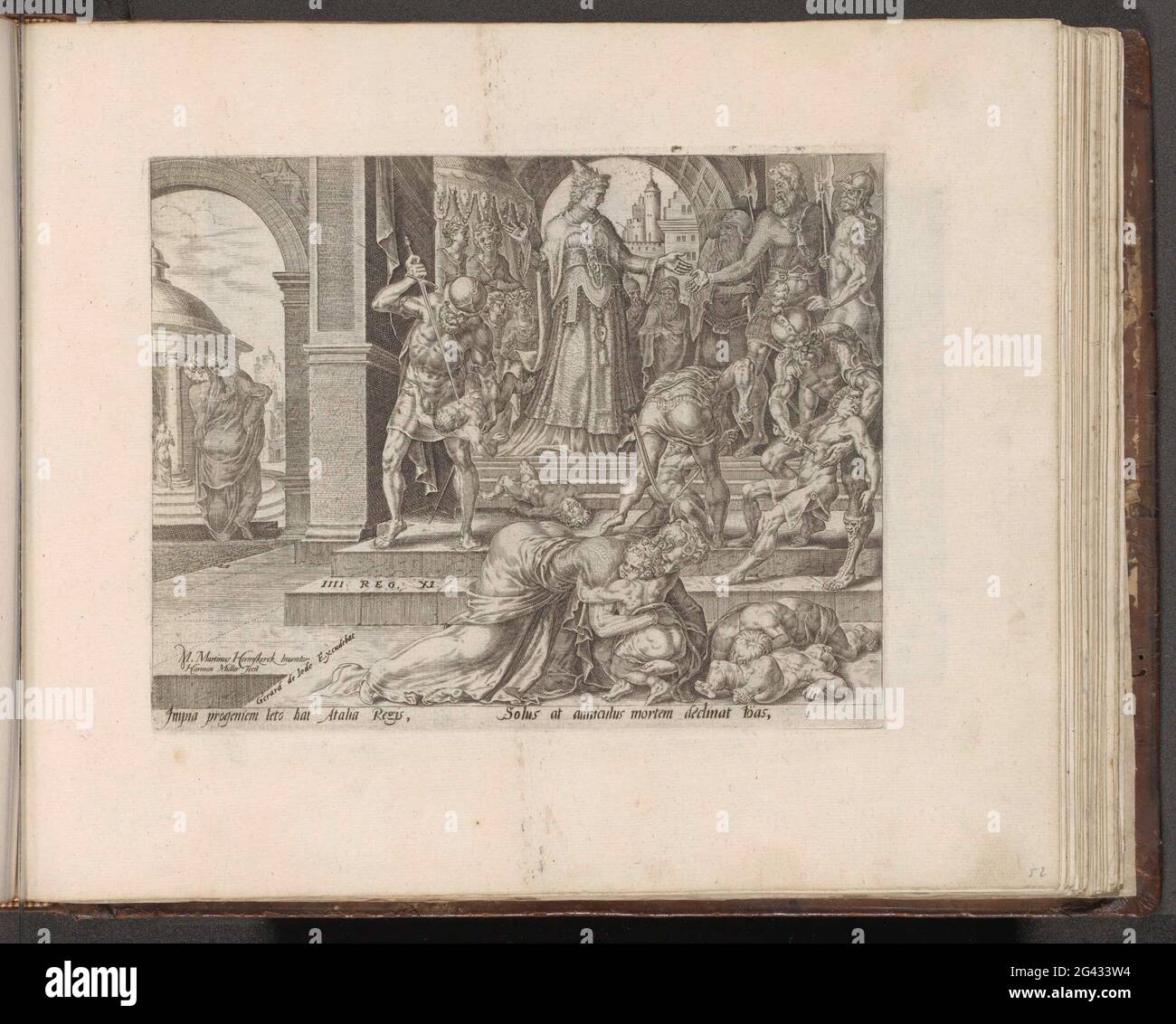 Queen Atalja let the king children kill; History of Joas and Queen