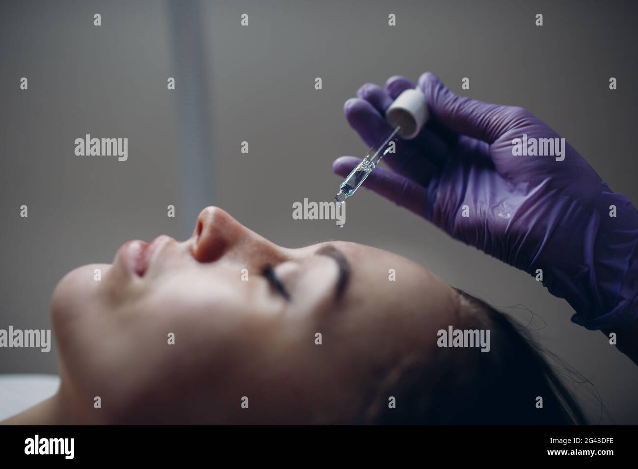 Woman serum face hi-res stock photography and images - Alamy