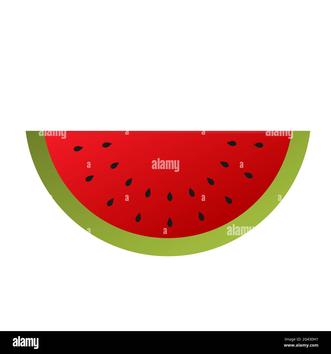 Watermelon isolated on a white background Stock Vector Image & Art - Alamy