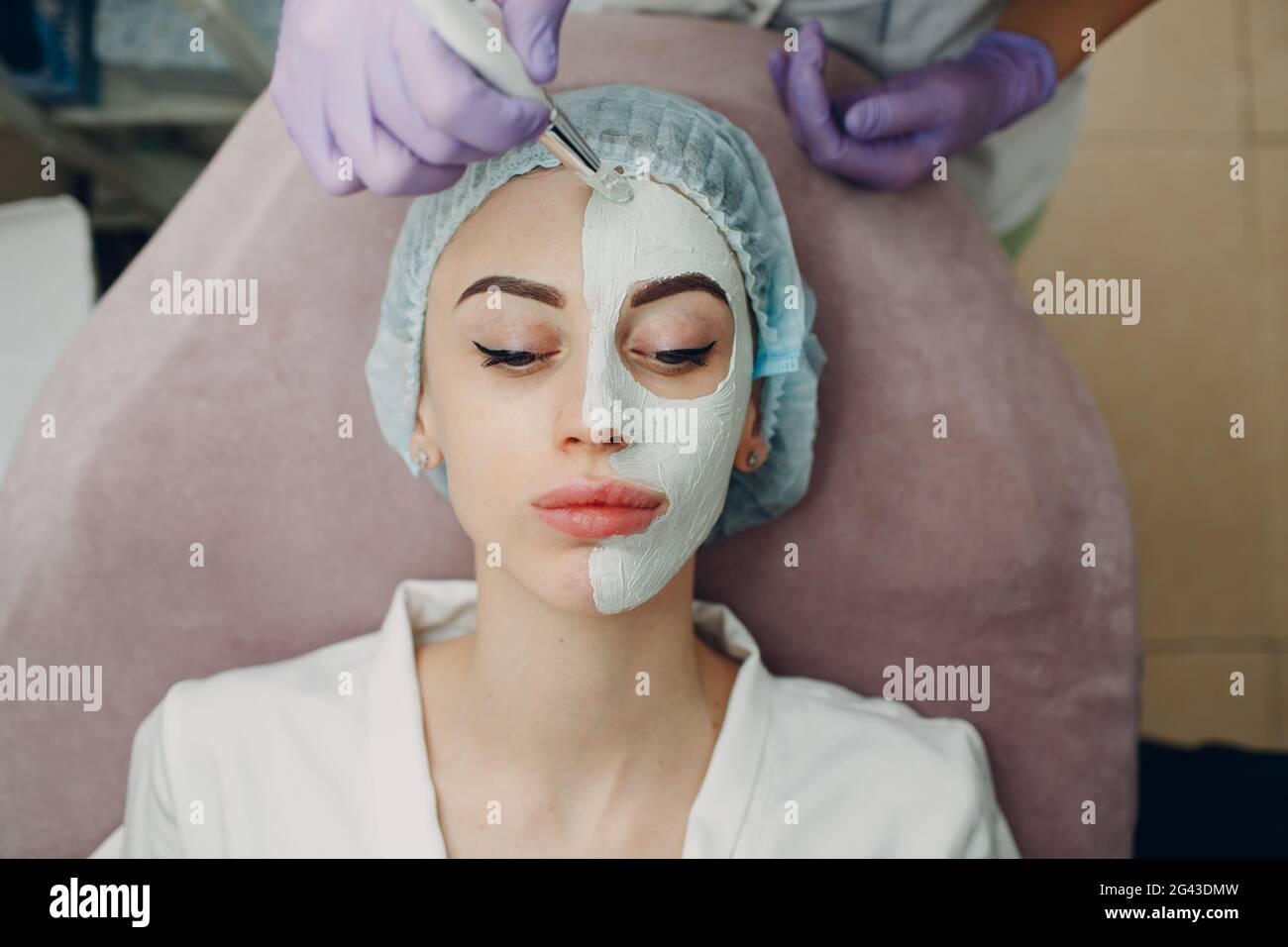 Woman beauty face mask hi-res stock photography and images - Alamy