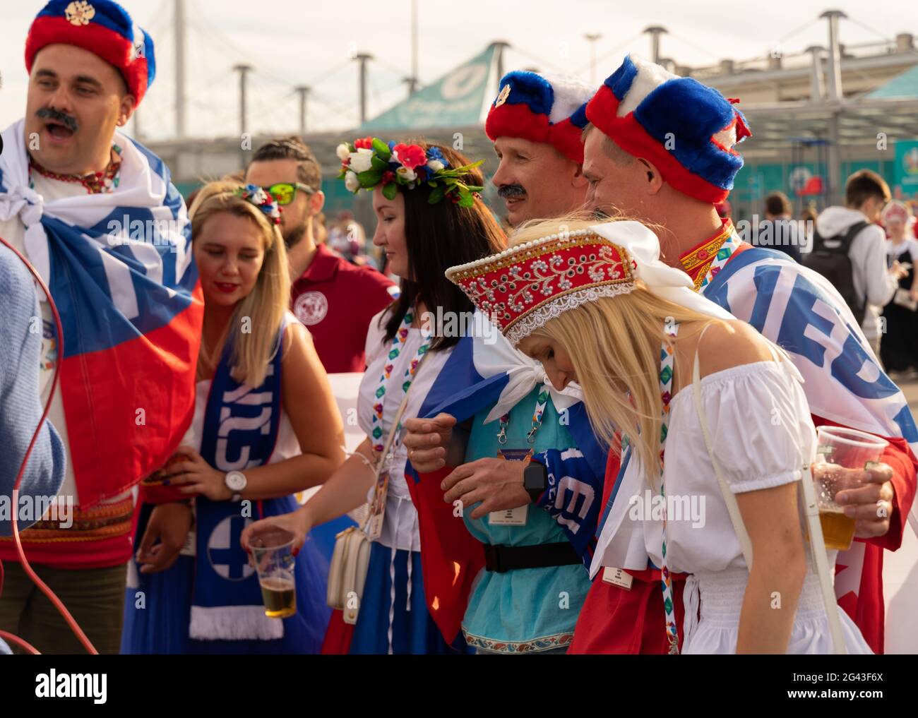 Russian soccer traditions' uniforms