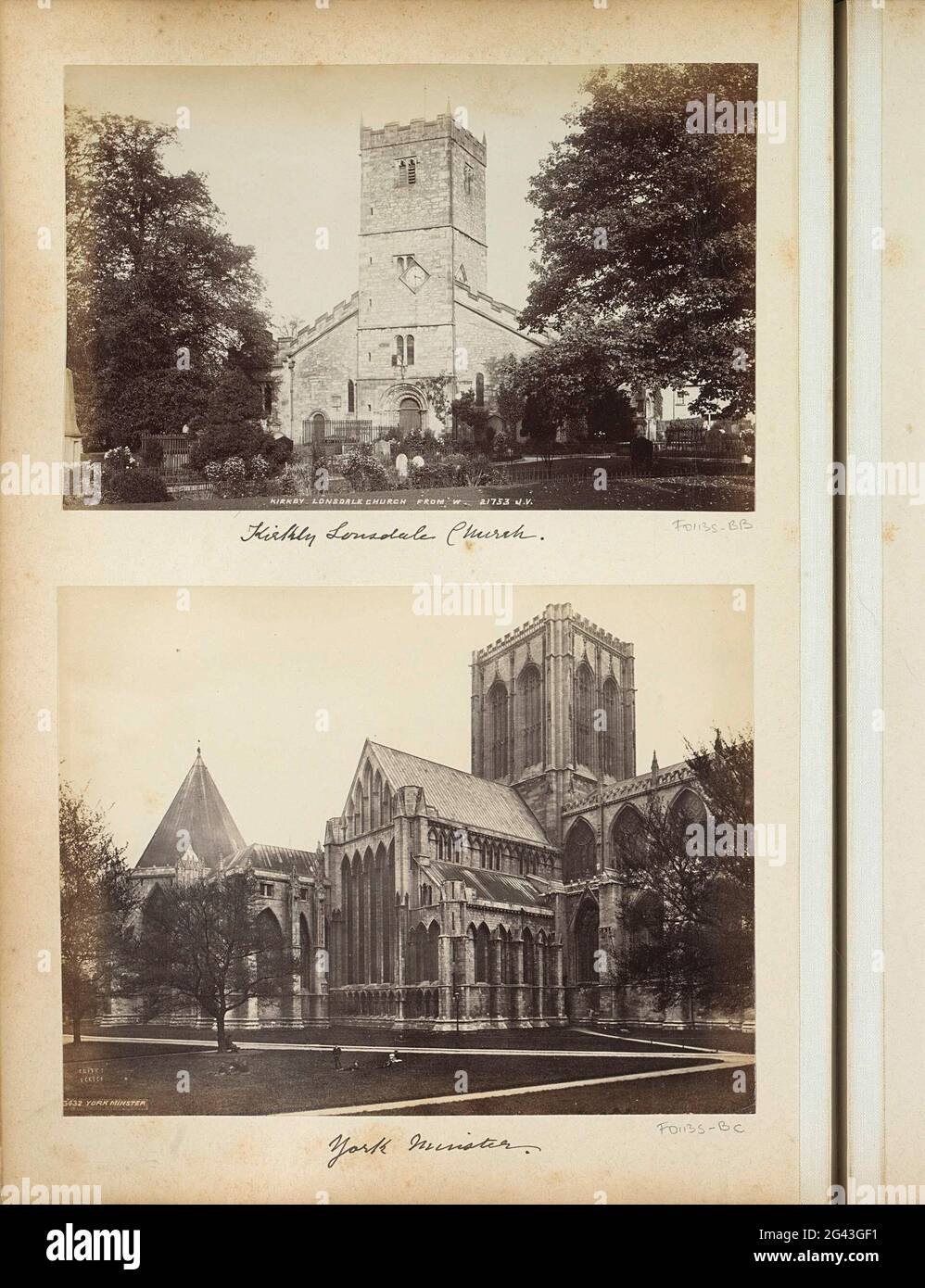Exterior of Kirkby Lonsdale Church, with tombstones in the foreground