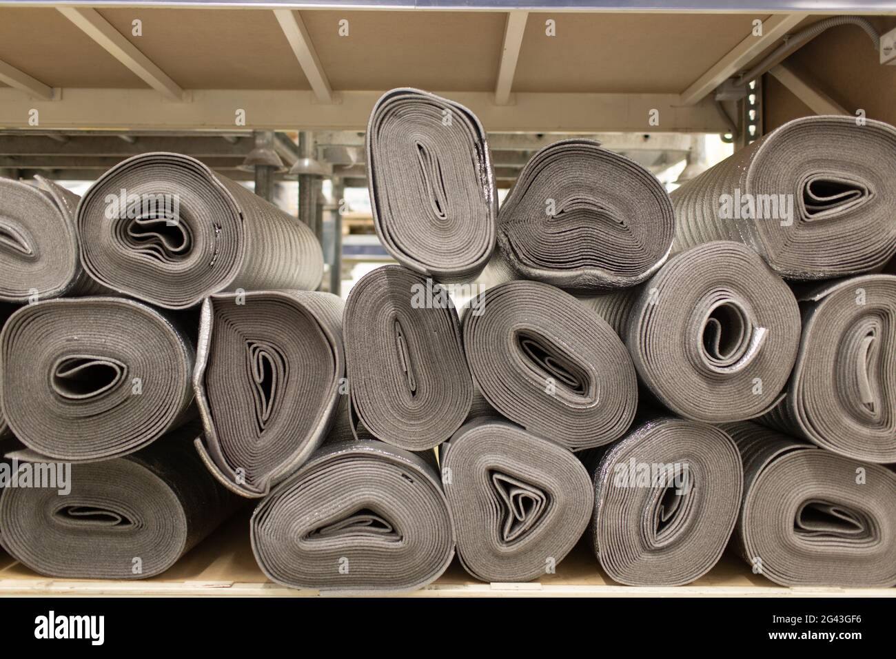Thermal insulation material in rolls for wholesale warehouse store