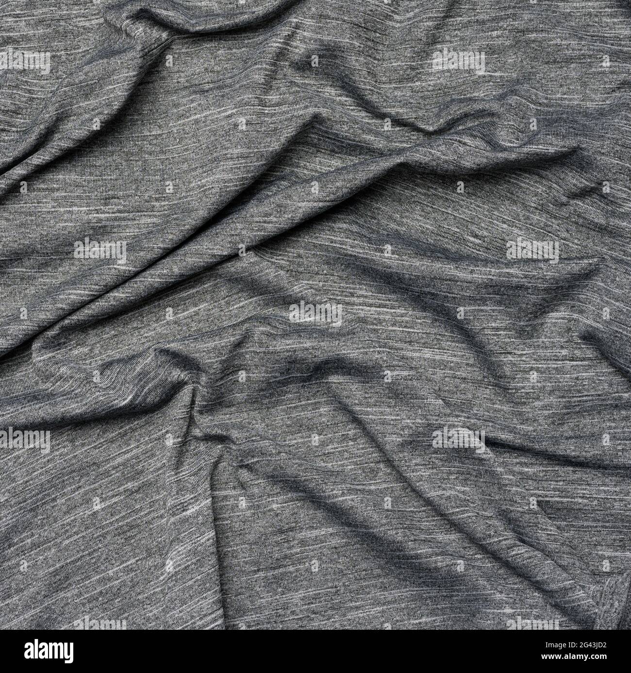 Gray synthetic variegated fabric for sewing clothes, fabric wrinkled Stock  Photo - Alamy