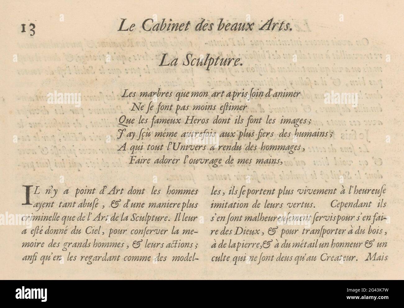 Text sheet with statement of the print on sculpture, p. 31; La