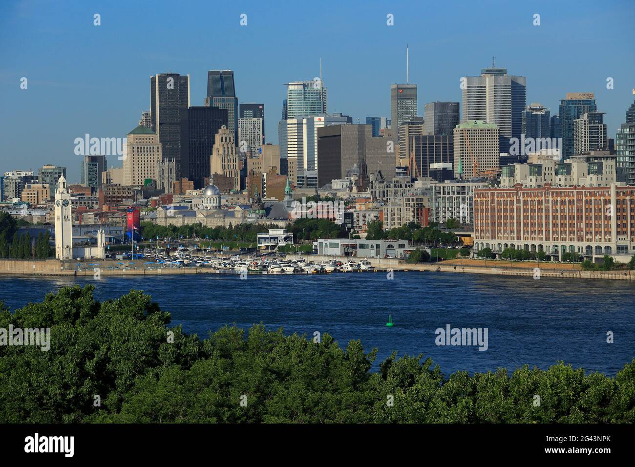 View on the Old Port in Montreal, Quebec, Canada Stock Photo Alamy