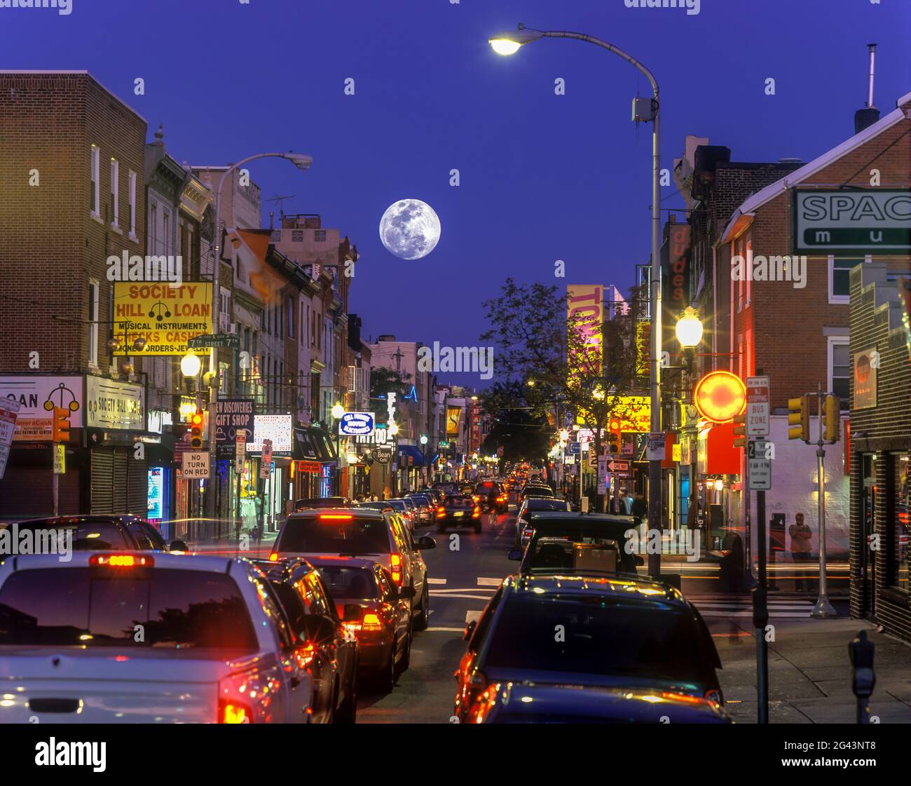 2006 HISTORICAL SOUTH STREET PHILADELPHIA PENNSYLVANIA USA Stock Photo