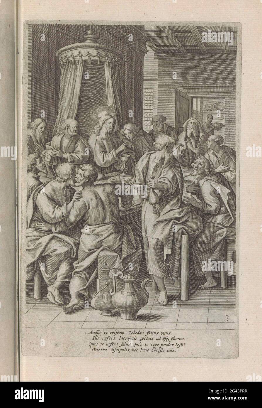 Last Supper; Life and passion of Christ; Thesaurus Novi Testamenti