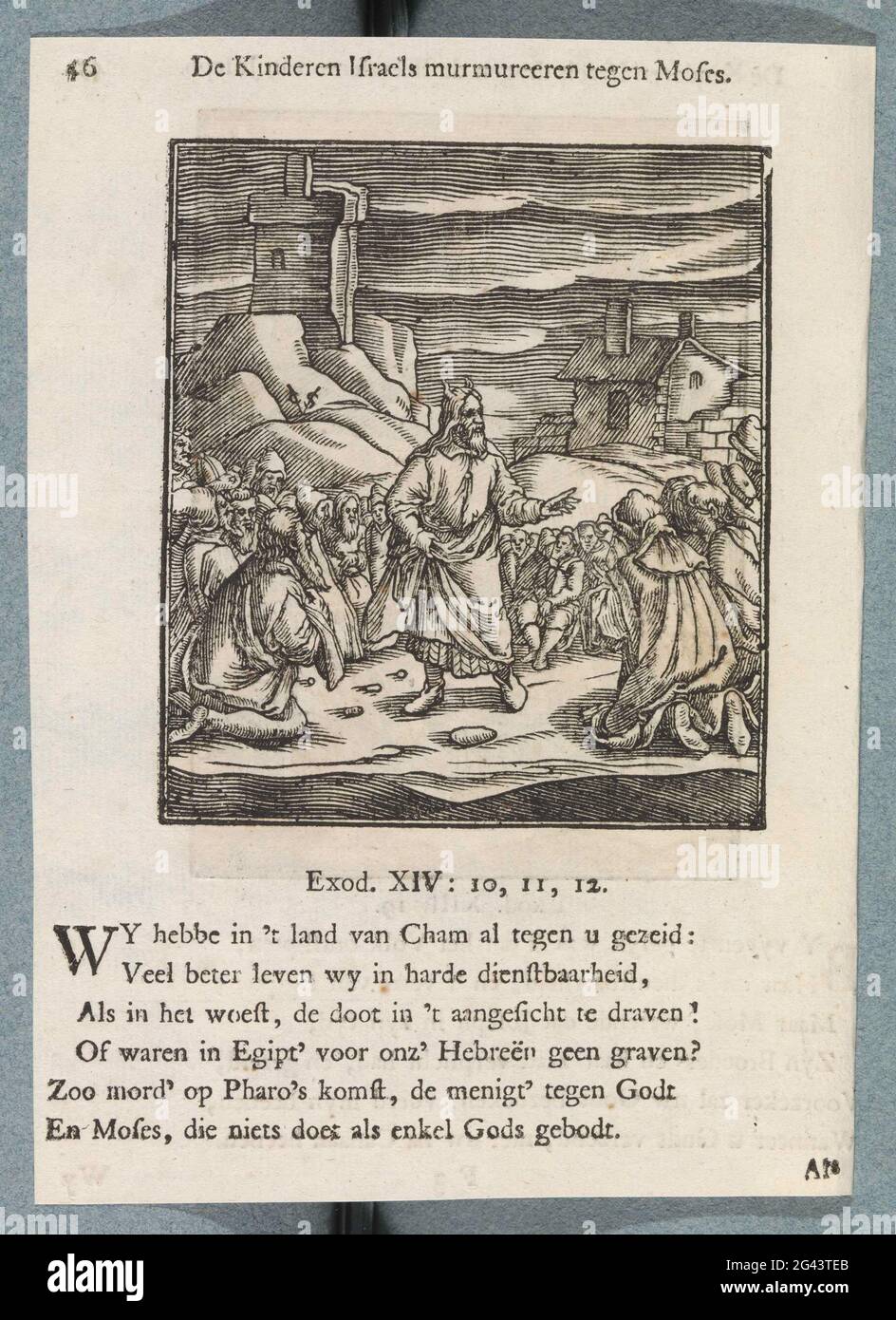 Israelites complain to Moses; The children of Israel murmuries against Moses. When the ...