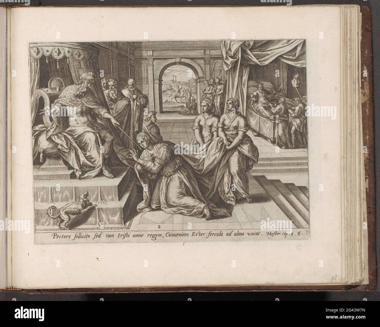 Ester For Ahasveros History Of Ester Historia Asuij Thesaurus Sacrarum Historiaru M Veteris Testame N Ti Elega N Tissimis Imaginibus Expressu M Excelle N Tissimoru M In Hac Arte Viroru M