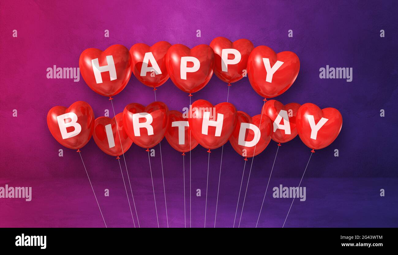 Happy birthday red stamp hi-res stock photography and images - Alamy