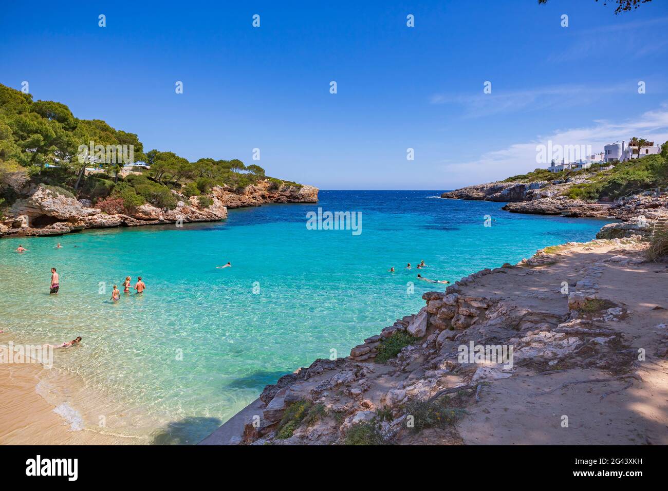 Cala Llombards bay in Mallorca, Spain Stock Photo Alamy