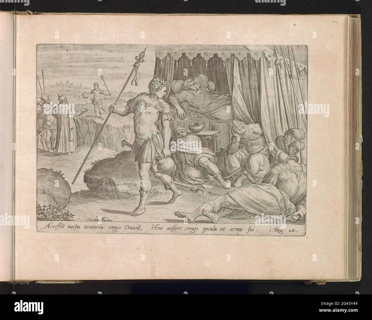 David saves the life of Saul; History of David and Saul; Thesaurus