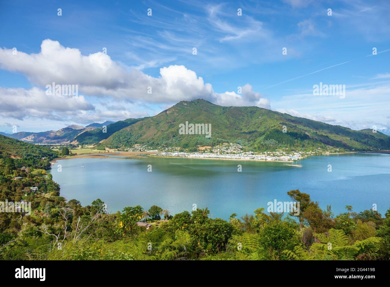 Governors Bay New Zealand Stock Photo