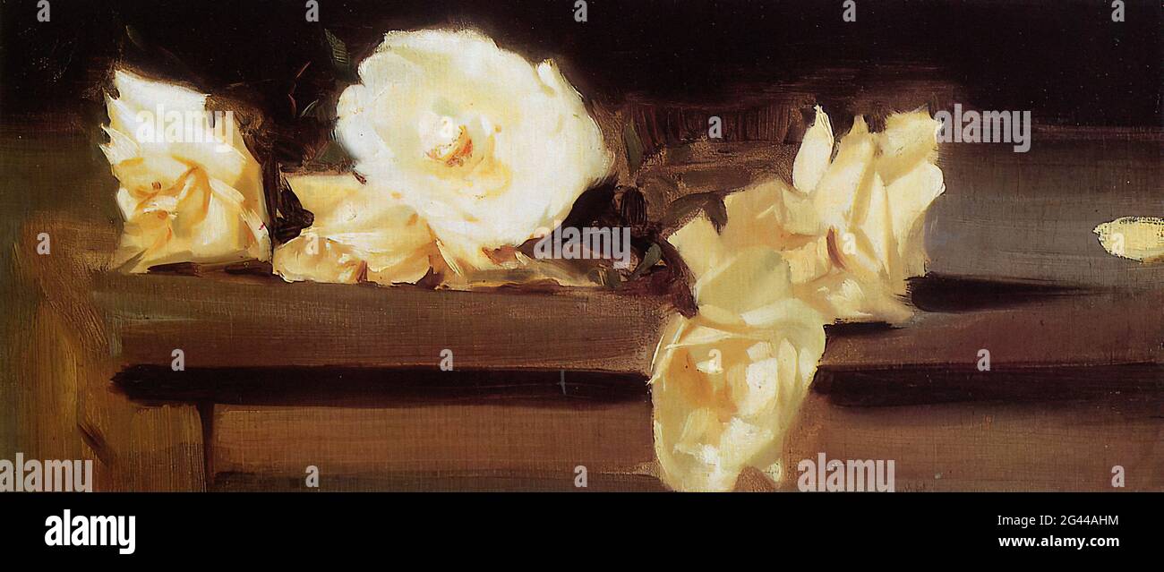John Singer Sargent - Roses 1886 Stock Photo - Alamy