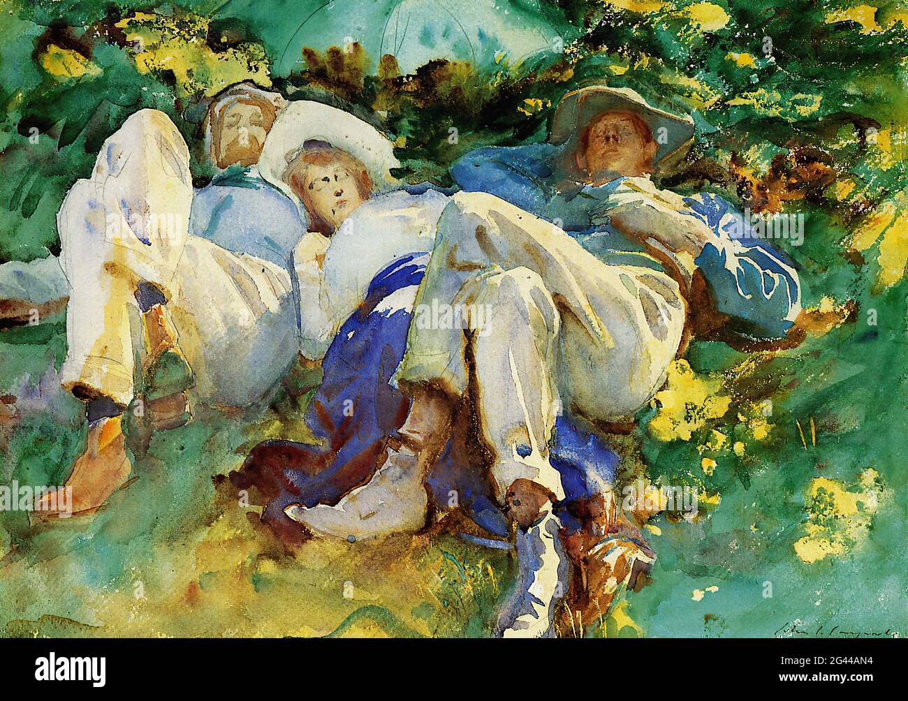 Singer sargent siesta hi-res stock photography and images - Alamy