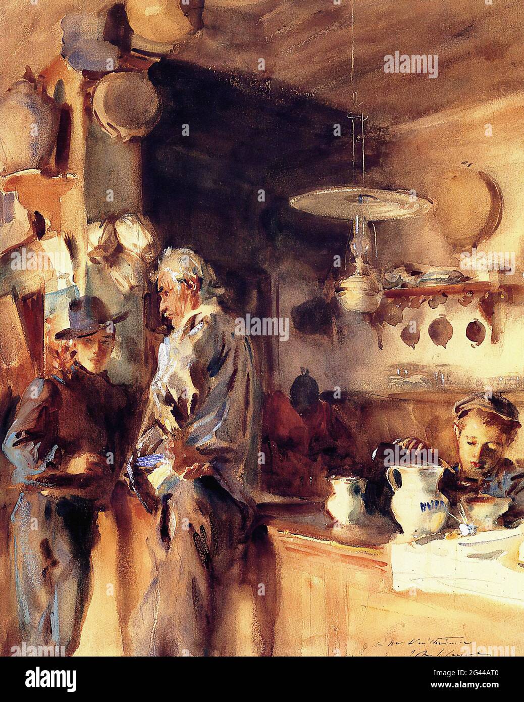 John Singer Sargent - Spanish Interior 1903 Stock Photo - Alamy
