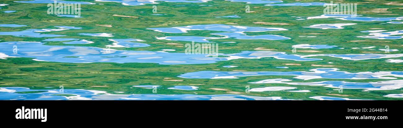 High contrast water surface Stock Photo