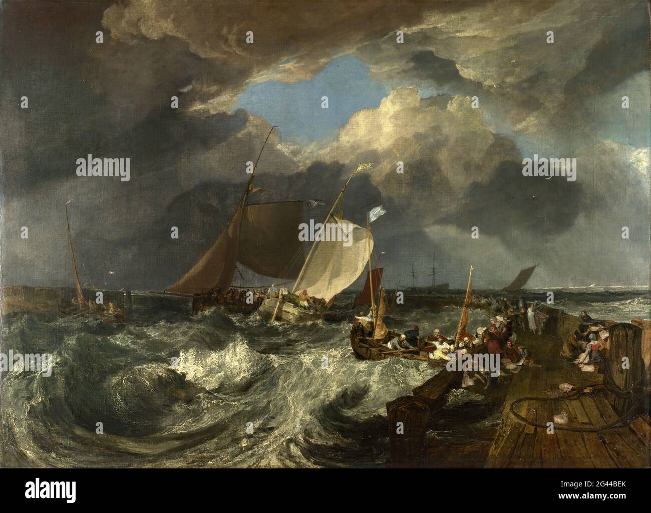 洋書 British Art: A walk round the rusty pier joseph-mallord-william-turner-