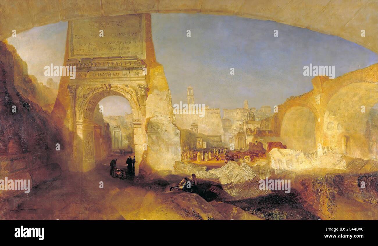 Jmw Rurner Rome Joseph mallord william turner forum hi-res stock photography and images ...