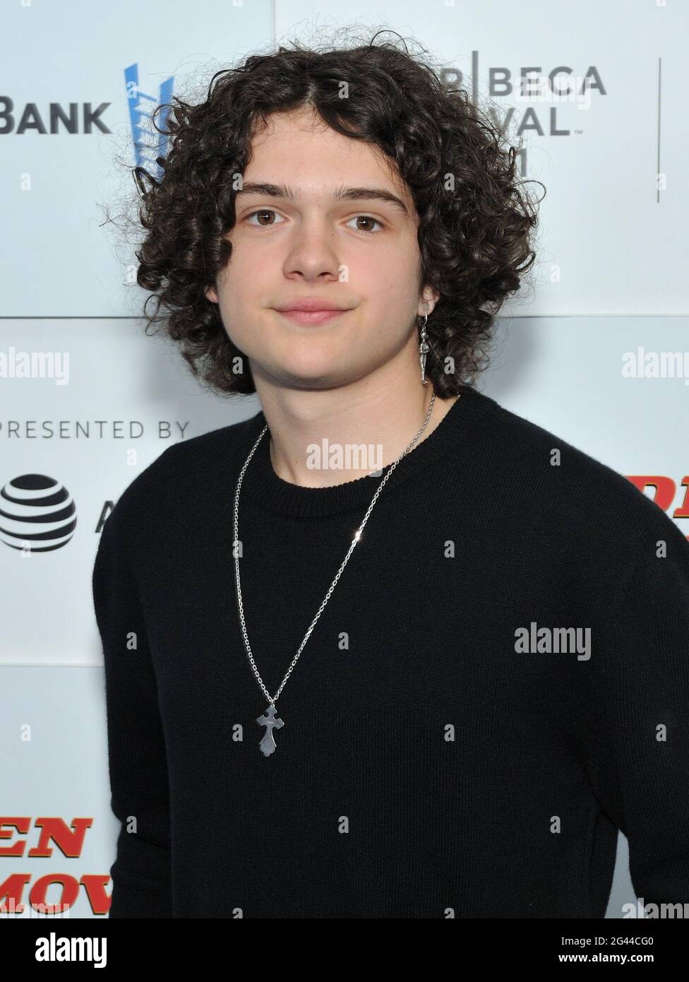 Noah Jupe attends the world premiere of No Sudden Move at the Tribeca  Festival 2021 at The Battery in New York, NY on June 18, 2021. (Photo by  Stephen Smith/SIPA USA Stock