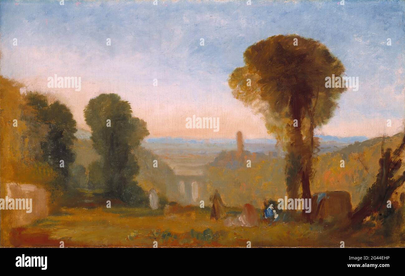 Italian landscape by turner hi-res stock photography and images