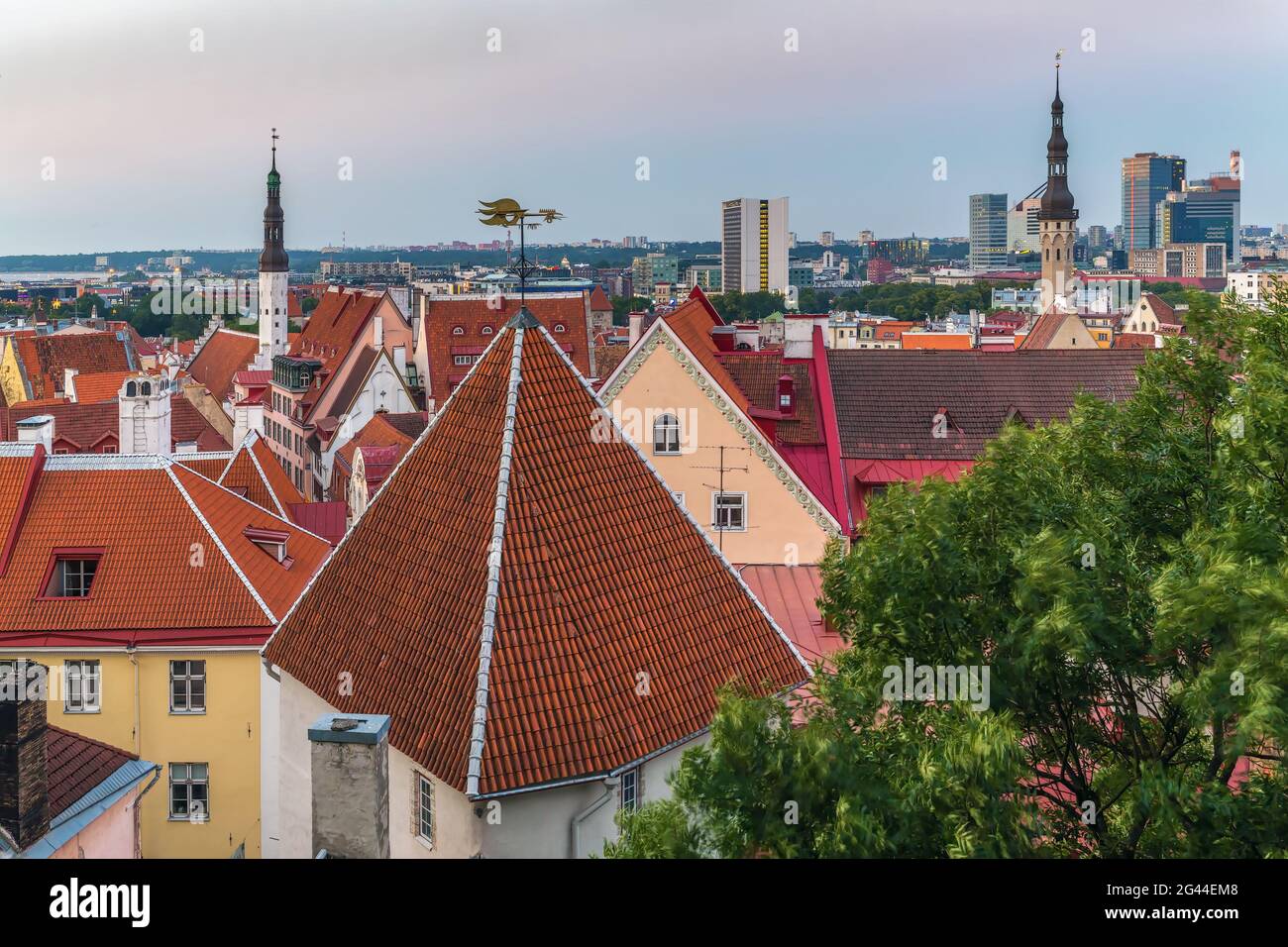 View of Tallinn, Estonia Stock Photo