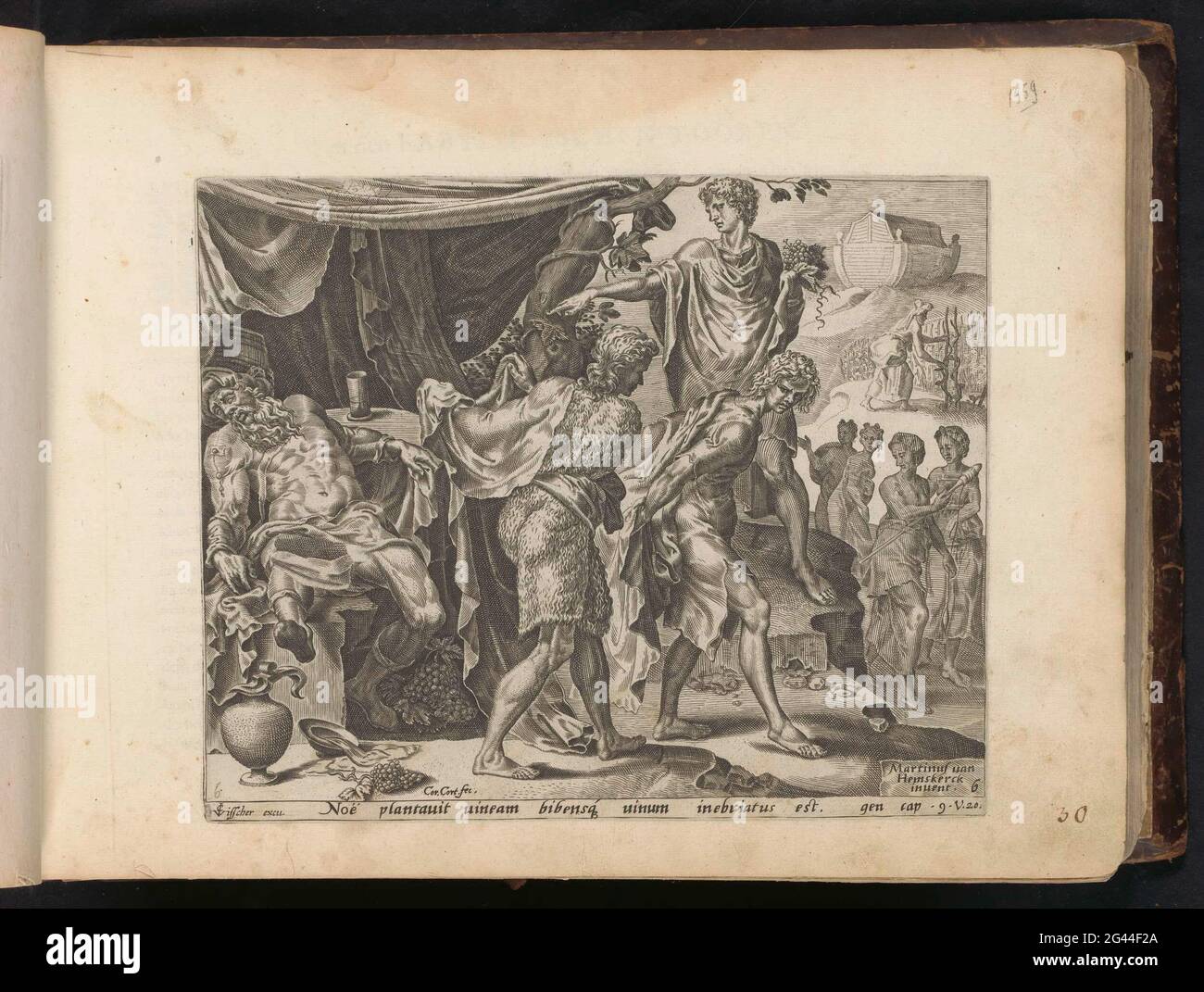 Noah's intoxication; From Noah and the Diluvie; History of Noah; Den