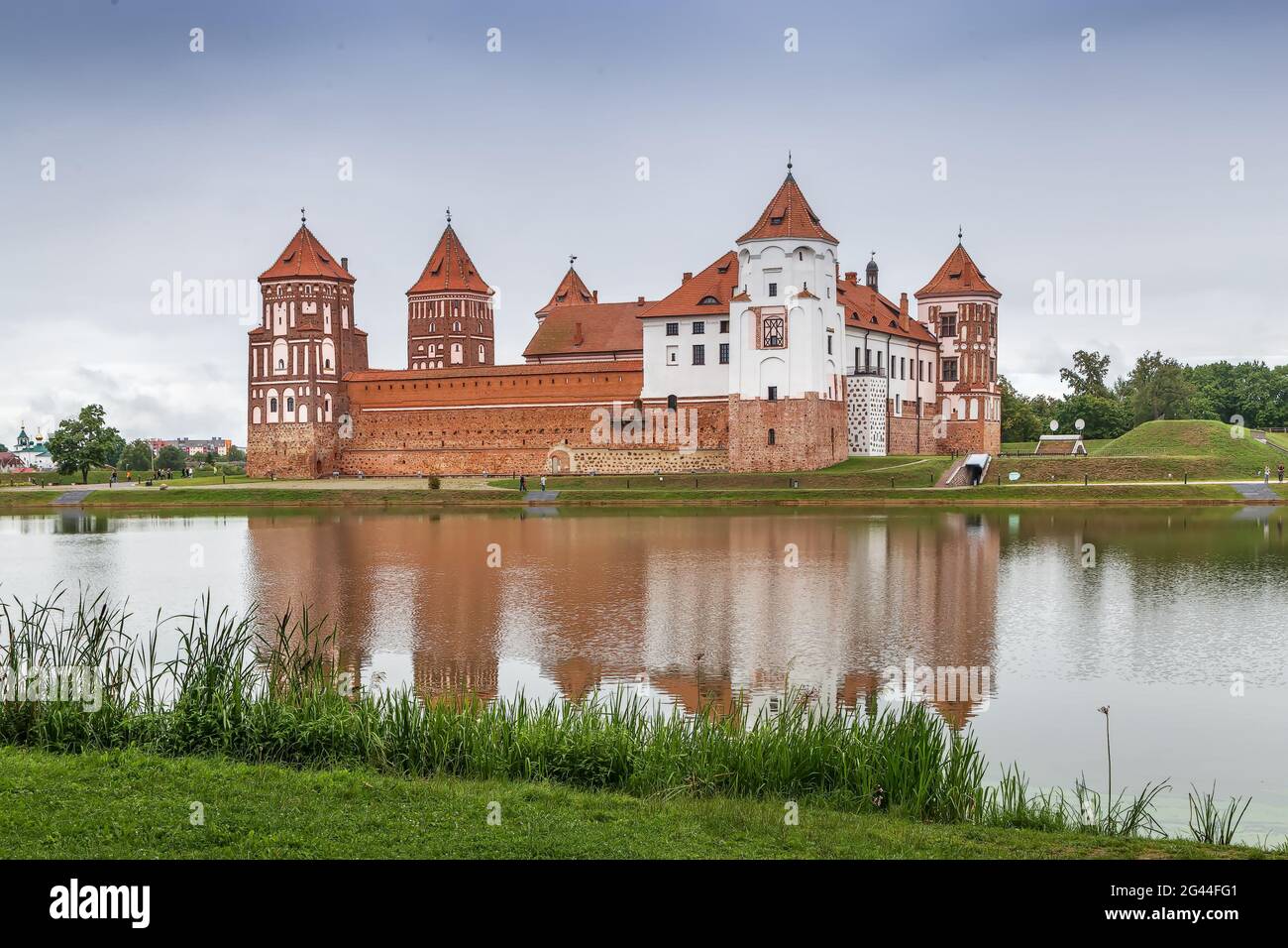 Mir Castle Complex, Belarus Stock Photo