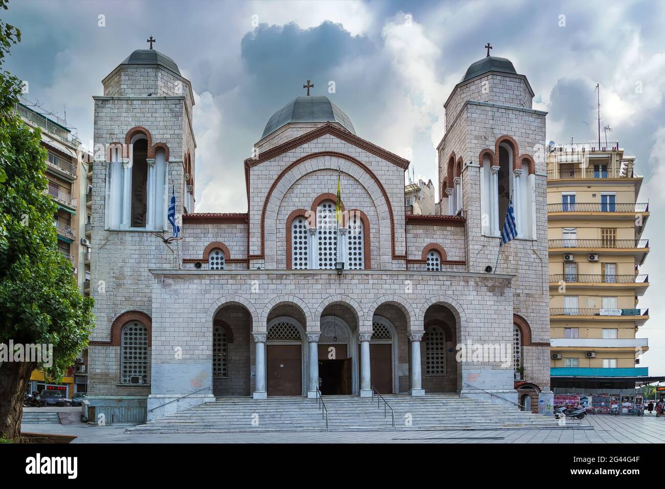 Holy Church of Panagia Dexia, Thessaloniki, Greece Stock Photo