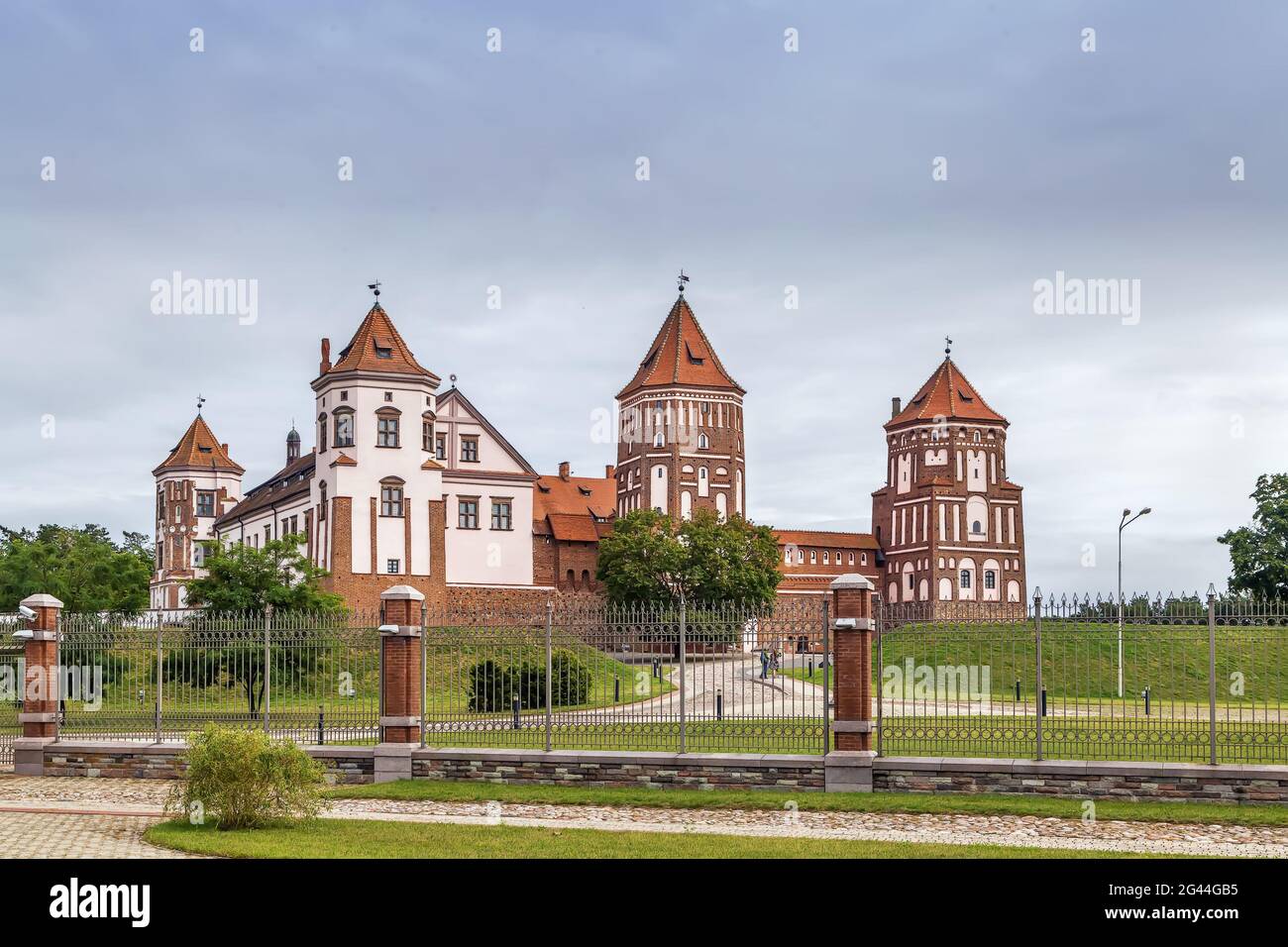 Mir Castle Complex, Belarus Stock Photo