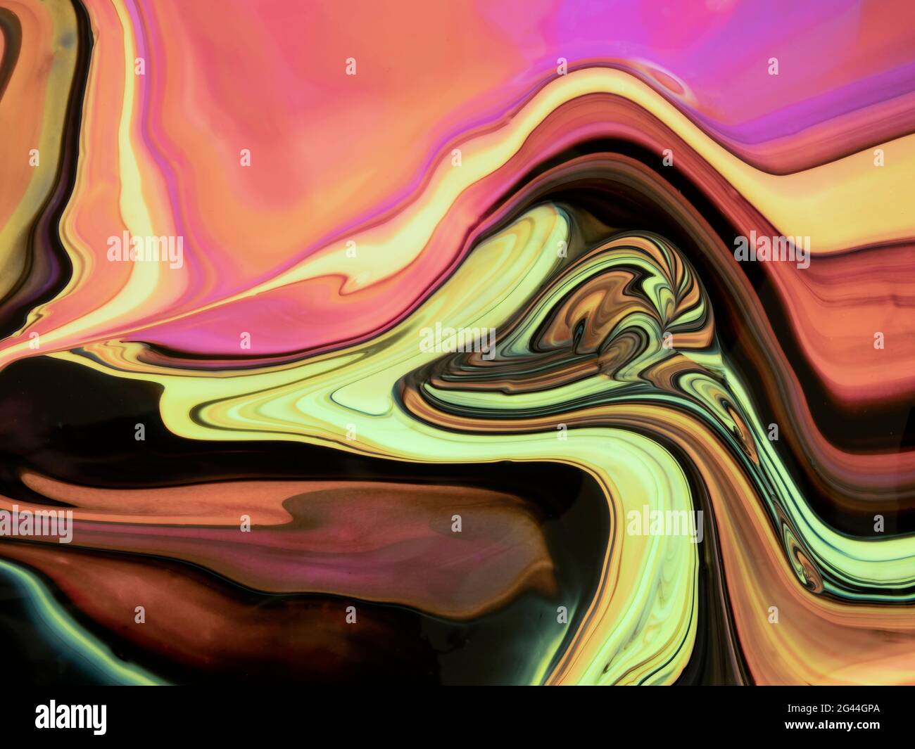 Black acrylic paint hi-res stock photography and images - Alamy