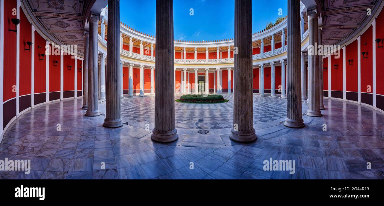 View of Zappeion Megaron interior, Athens, Greece Stock Photo