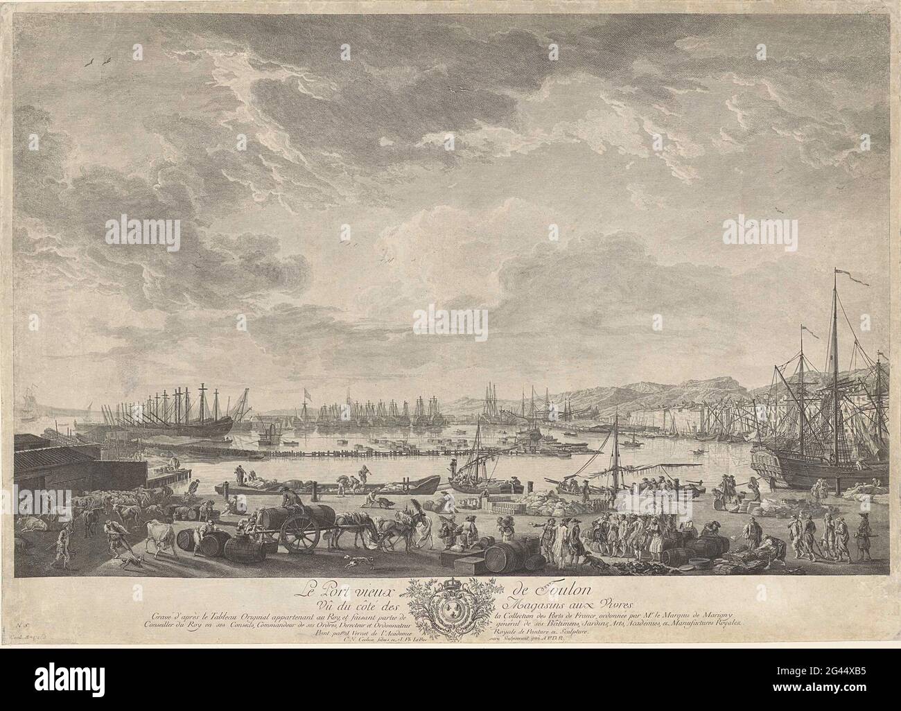 The old port of Toulon Stock Photo - Alamy
