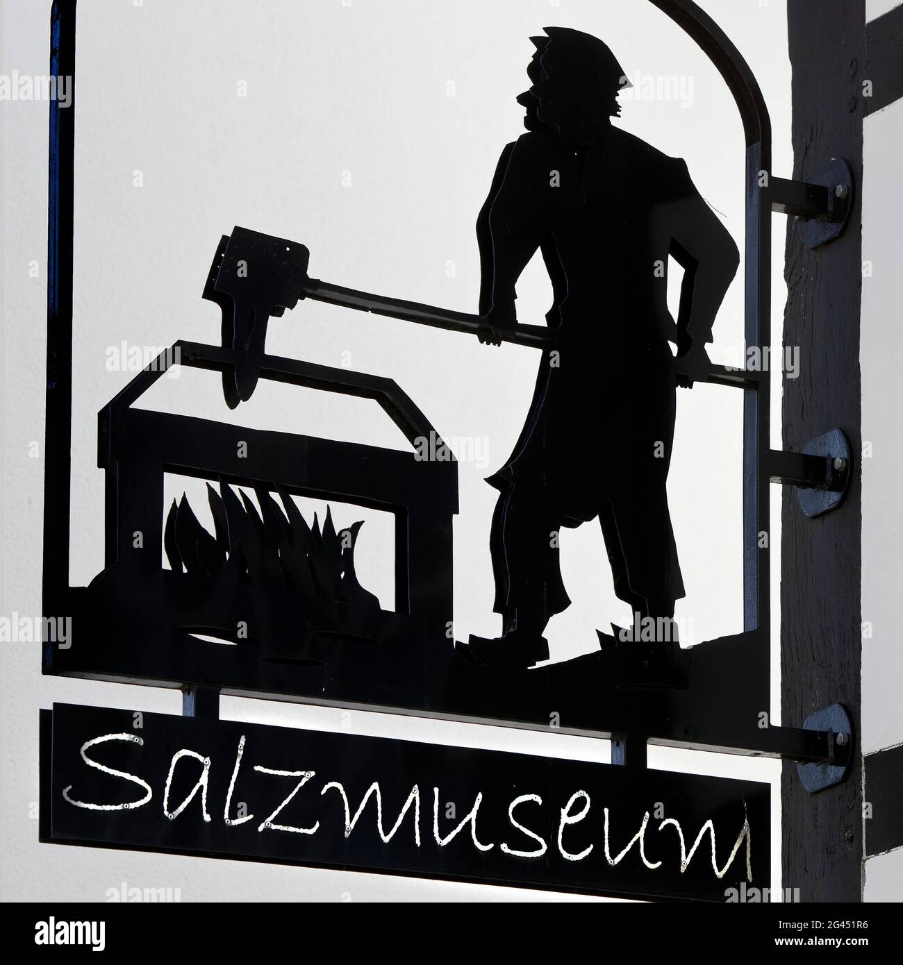 Salt museum, for the history of salt, Salzkotten, East Westphalia-Lippe, Germany, Europe Stock Photo