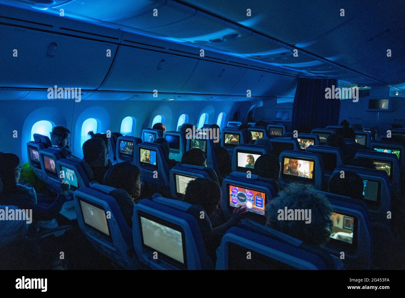Interior boeing 787 dreamliner hi-res stock photography and images - Page 2  - Alamy