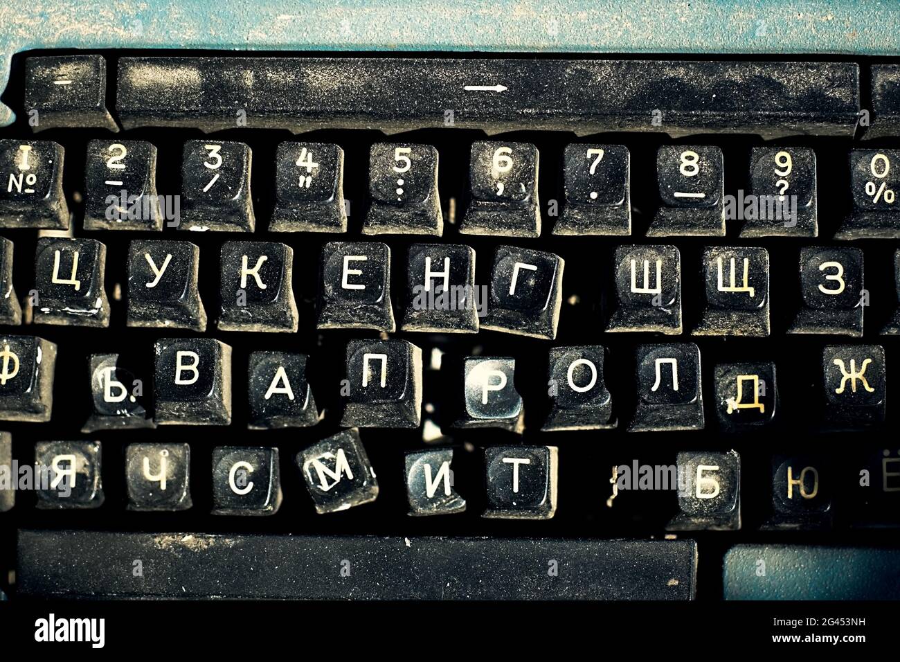 Typewriter keyboard layout hires stock photography and images Alamy