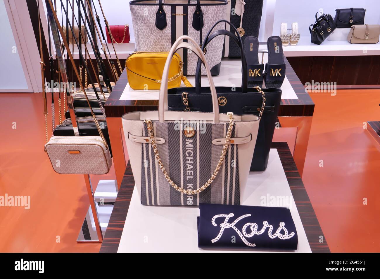 Photo of Michael Kors handbag store