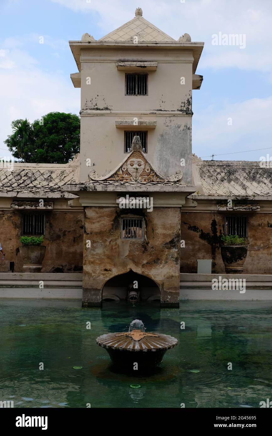 Indonesia Yogyakarta - Tamansari Water Castle - Taman Sari - bathing complex Stock Photo