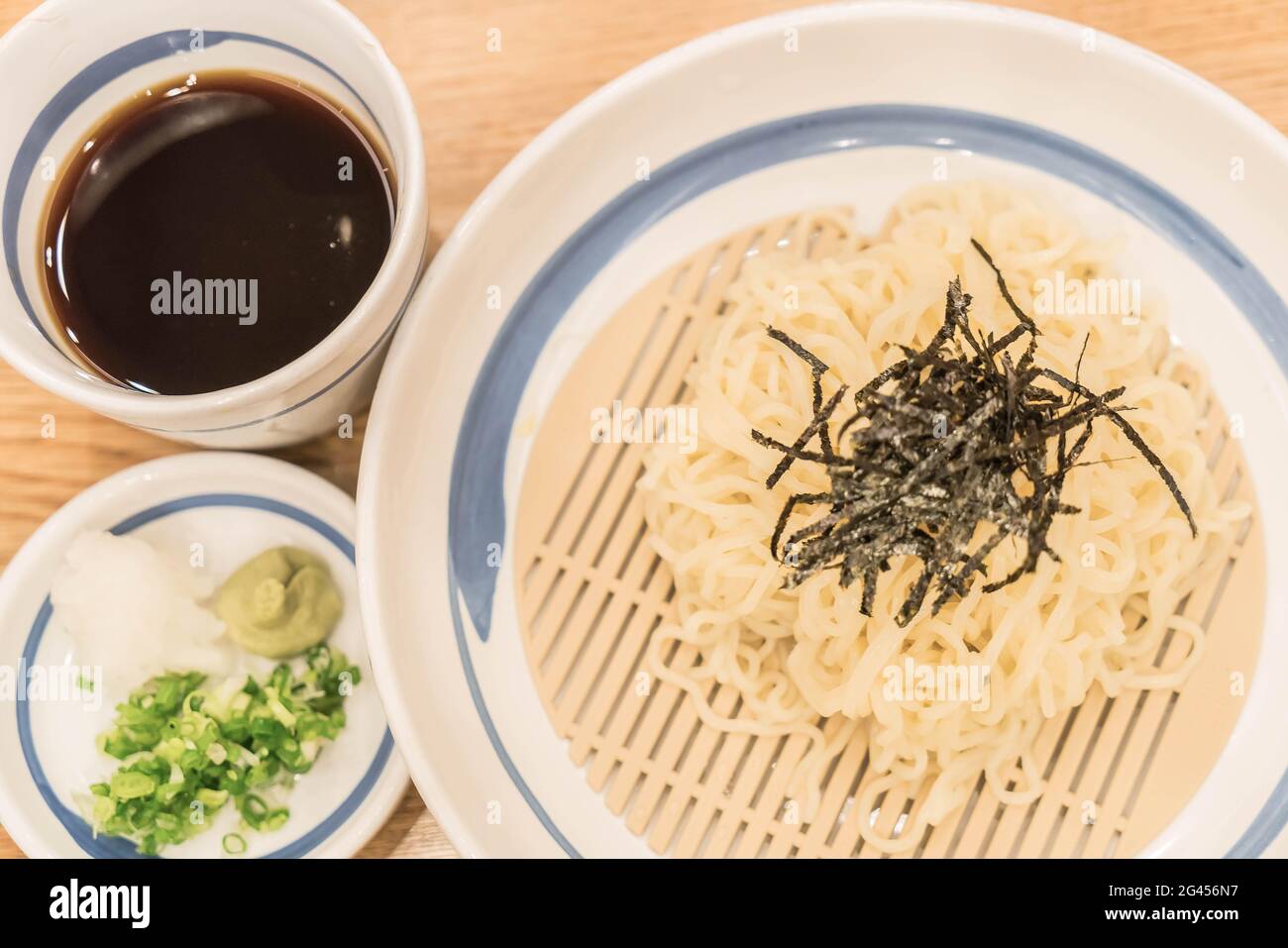 cold ramen noodle japanese food Stock Photo Alamy