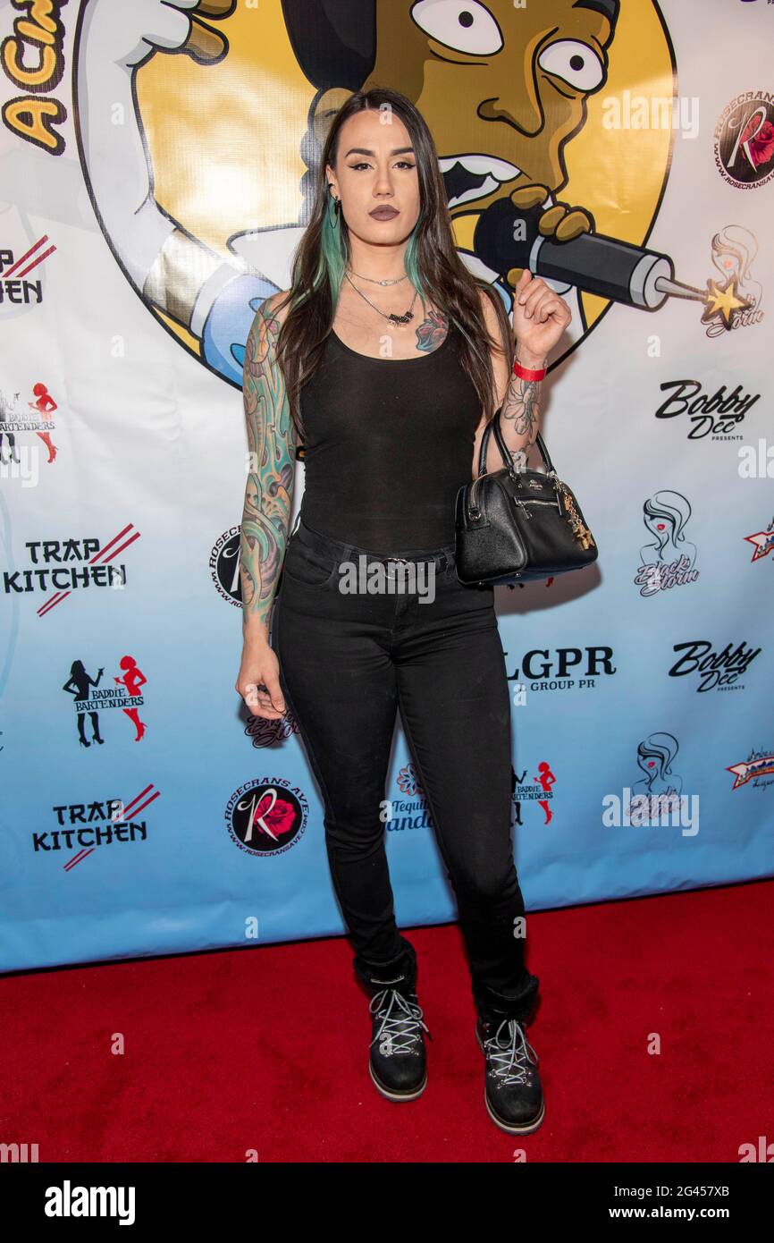 Los Angeles, USA. 18th June, 2021. MIINX attends TayF3rd Album Release Party – 'A Cinderella Story' at  Ground Level LA, Los Angeles, CA on June 18, 2021 Credit: Eugene Powers/Alamy Live News Stock Photo