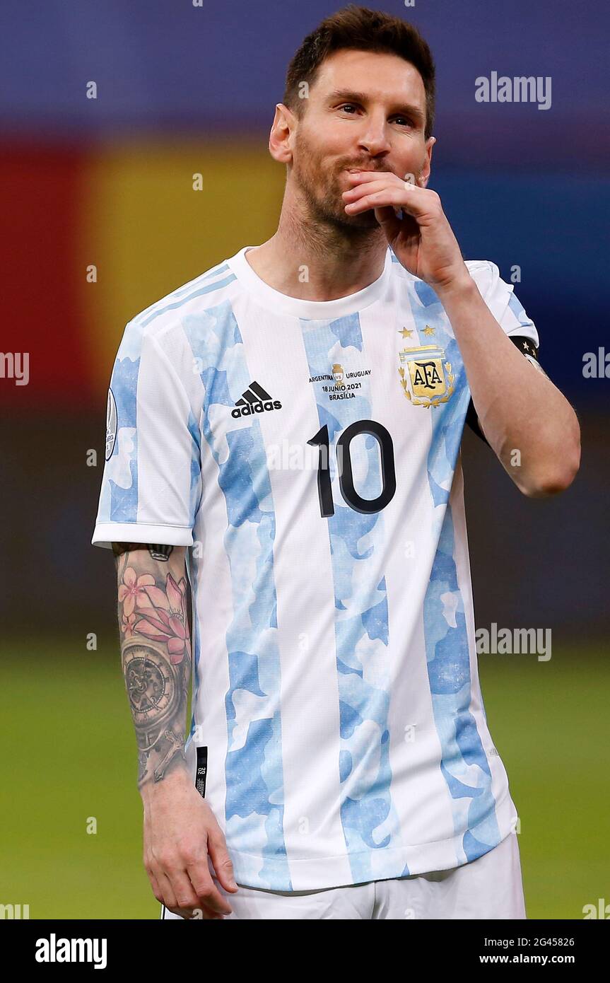 Necm 2021 Argentina #10 Leo Messi Copa-American Home