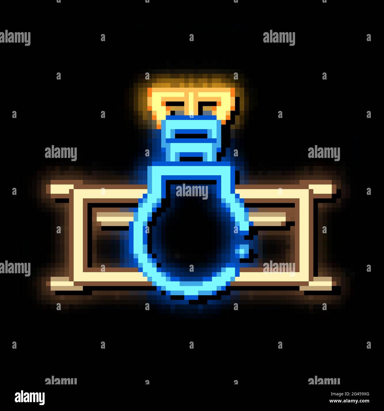 gas device neon glow icon illustration Stock Vector Image & Art - Alamy