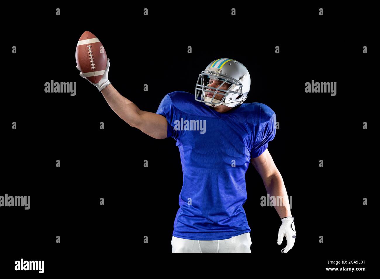 American football player Stock Photo