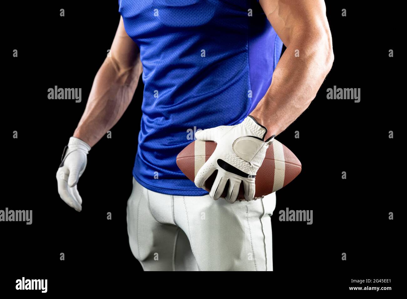 American football player Stock Photo